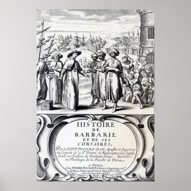 Histoire de Barbarie et de ses Corsaires Poster (Framsidan)