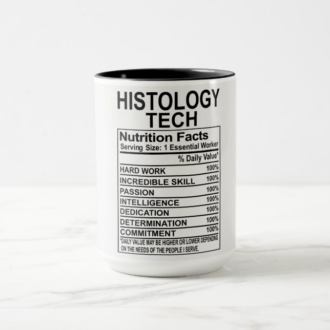 Histologi Tech Nutrition Facts Mugg (Center)