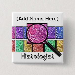 Histologist ger förstorade celler design knapp
