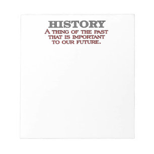 Historia Anteckningsblock