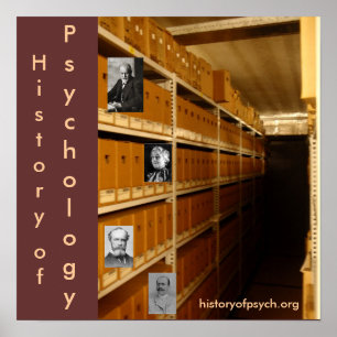 Historia av psykologiaffischen arkiverar upplagan poster
