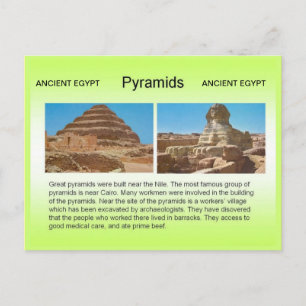 Historia, Forntida Egypten, Pyramider Vykort