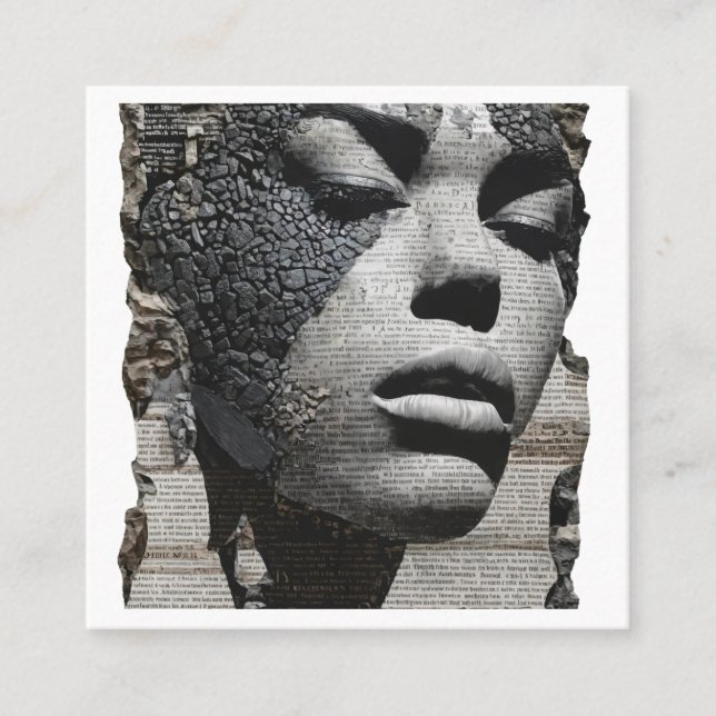 historia fyrkantigt visitkort (Framsida)