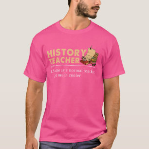 Historia Lärare Definition Rolig Tillbaka Till Sko T Shirt