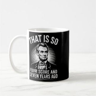 Historia Lärare Skämt Abraham Lincoln Gettysburg F Kaffemugg