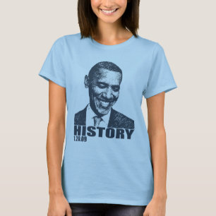 HISTORIA - Obama invigning 1/20/09 Tee