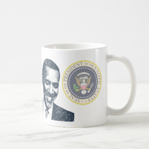 HISTORIA - President Obama Invigning Kaffemugg