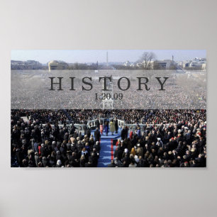 HISTORIA: President Obama som svär i ceremoni Poster