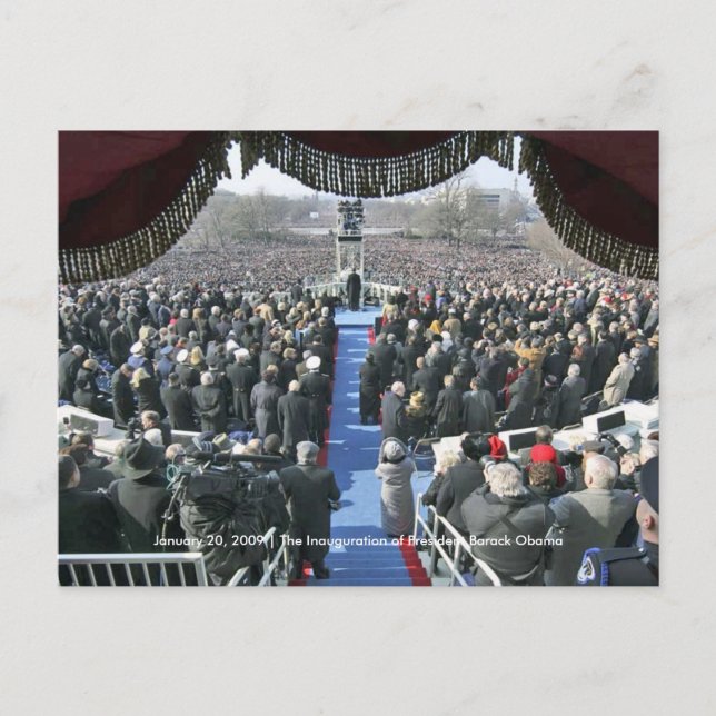 HISTORIA: President Obamas invigning i Tal Vykort (Framsida)
