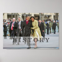 HISTORIA: President och Barack Obama vid invigning