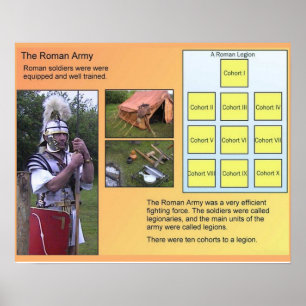 Historia Romans, romersk armé, legion Poster
