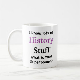 historia saker kaffemugg