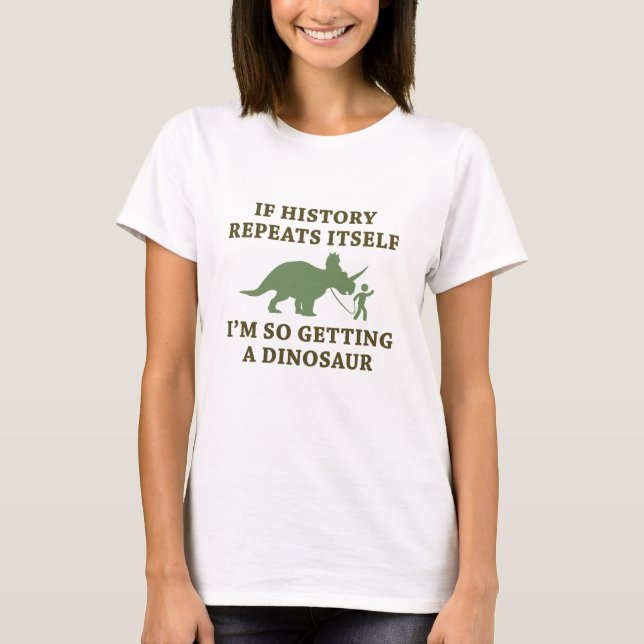 Historia Upprepas T Shirt (Framsida)