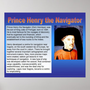 Historia utforskning, Prince Henry navigatören Poster