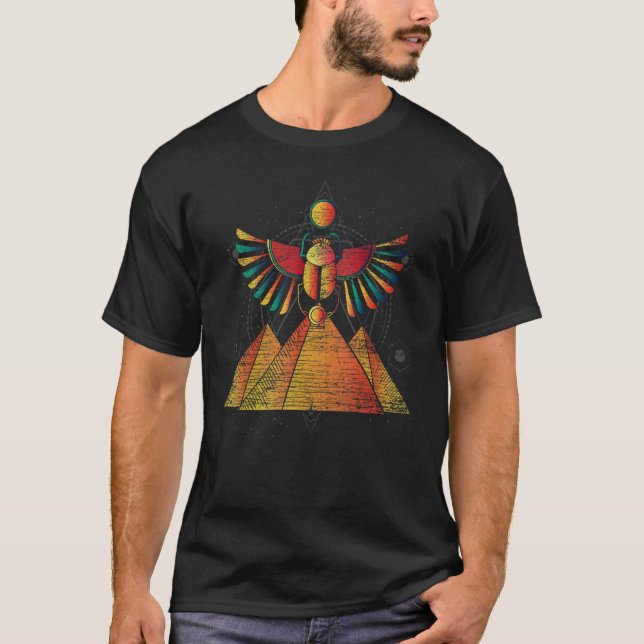 Historian Proud Egyptian Tut Ankh Pyramid Ancient T Shirt (Framsida)