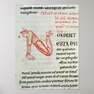 Historiated initiala 'N Poster