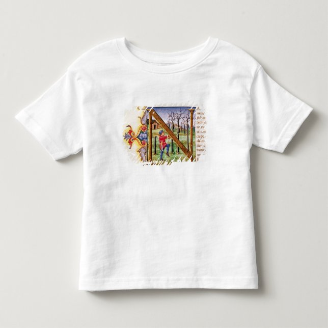 Historiated initiala 'N T Shirt (Framsida)