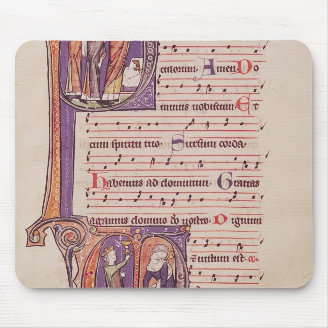 Historiated initialer P Musmatta (Framsidan)