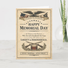 Historic Americana Proclamation Memorial Day Kort
