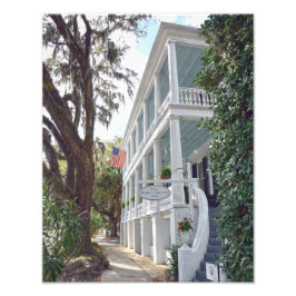 Historic Beaufort, South Carolina, Inn 11x14 Fototryck
