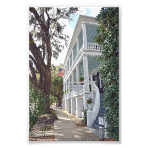 Historic Beaufort, South Carolina, Inn Fototryck