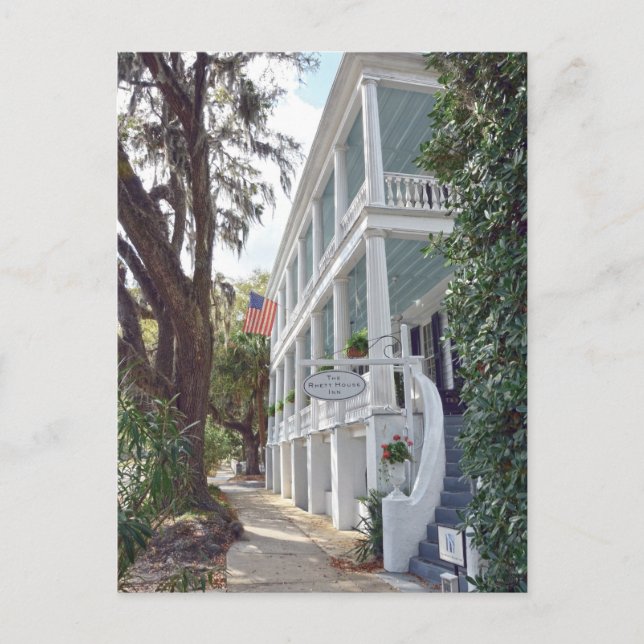 Historic Beaufort, South Carolina, Inn Vykort (Framsida)