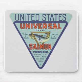 Historic Bell Street Pier Salmon Label Musmatta