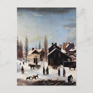 HISTORIC BROOKLYN CHRISTMAS-KORT HELG VYKORT