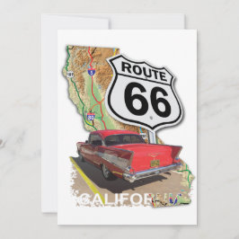 Historic California Route 66 Tack Kort