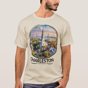 Historic Charleston South Carolina Artistic T Shirt