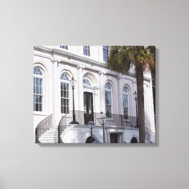 Historic Charleston, South Carolina Canvastryck (Framsida)