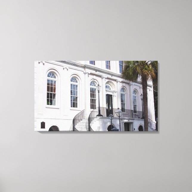 Historic Charleston, South Carolina Canvastryck (Framsida)