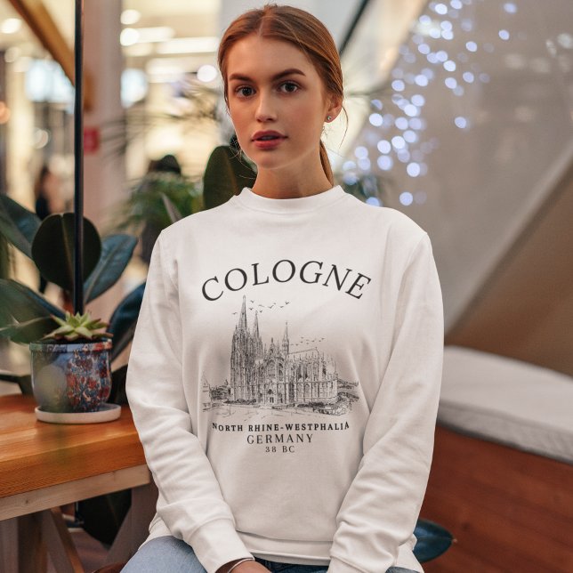 Historic Cologne Cathedral Germany Scenery T Shirt (Skapare uppladdad)