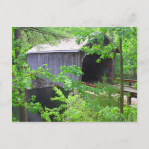 Historic Covered Bridge, Windham Maine Vykort