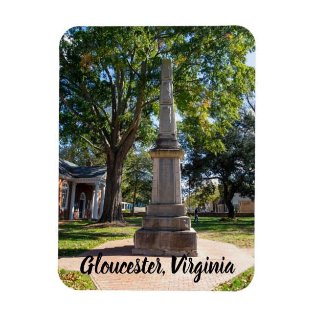 Historic District in Gloucester, Virginia Magnet (Vertikal)