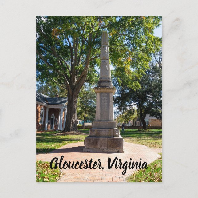 Historic District in Gloucester, Virginia Vykort (Framsida)