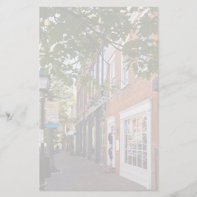 Historic Downtown Shopping Brevpapper (Framsida)