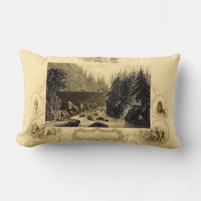 Historic Erie Canal Bicentennial Lumbarkudde (Framsida)