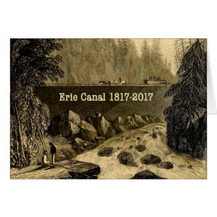 Historic Erie Canal Bicentennial Years Hälsningskort