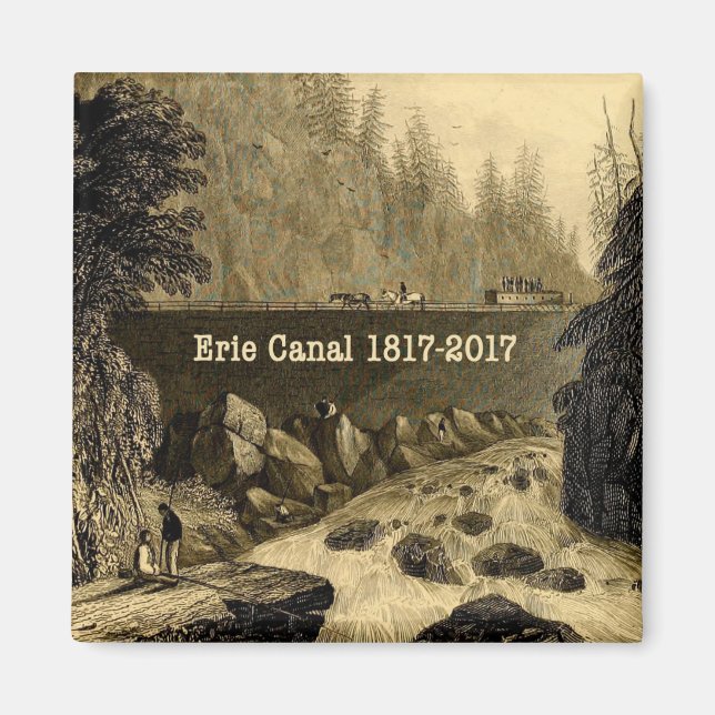 Historic Erie Canal Bicentennial Years Magnet (Framsidan)