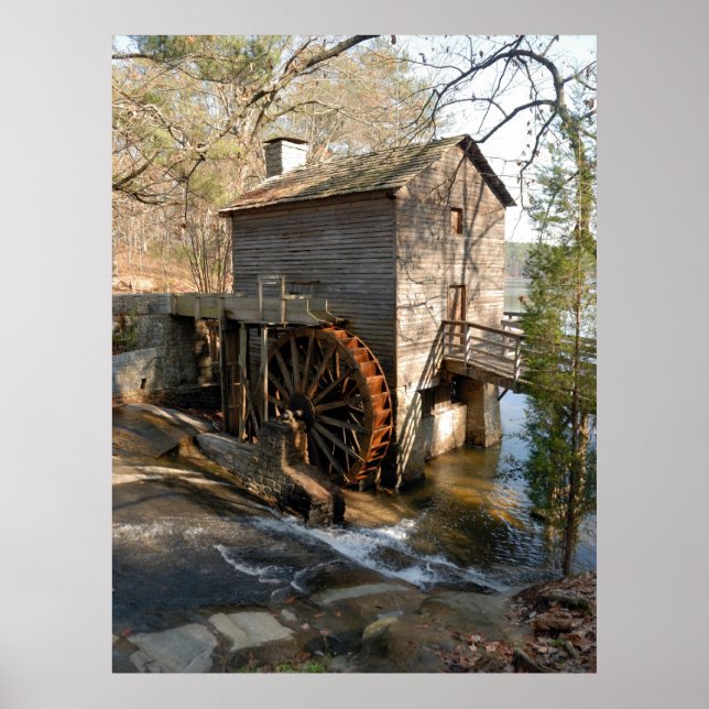 Historic Grist Mill Poster (Framsidan)