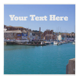 Historic Harbour Seaside Charm - Faux Wrapped Canv