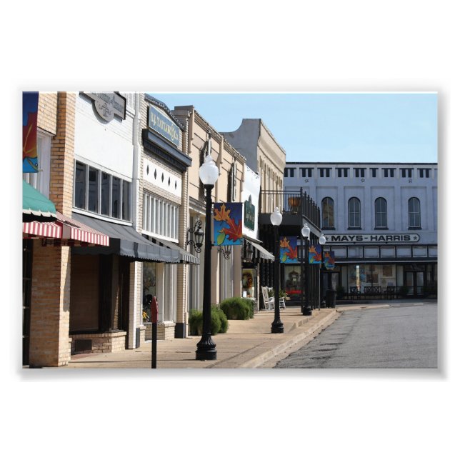 Historic Henderson, Texas Fototryck (Framsidan)