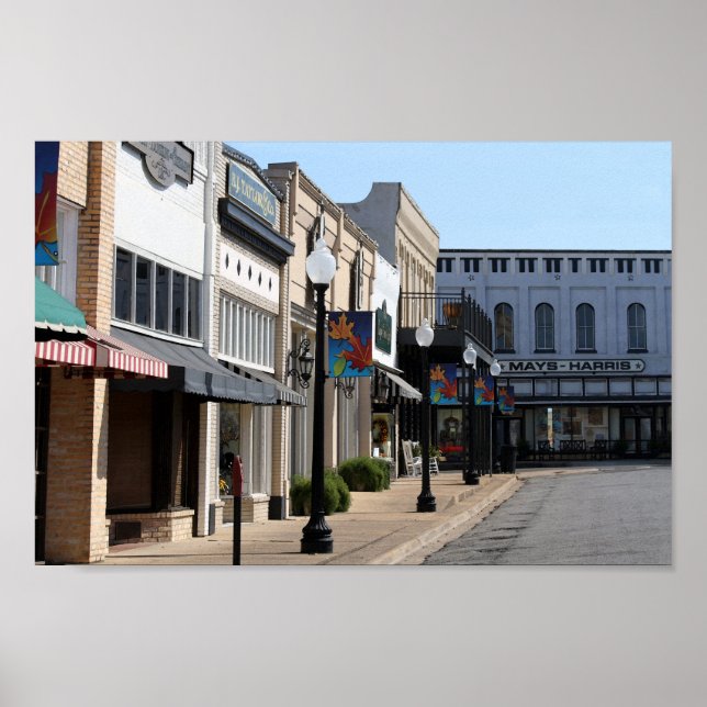 Historic Henderson, Texas Poster (Framsidan)