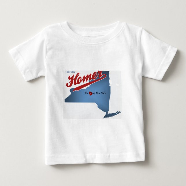 HIstoric Homer: NY:s hjärta T Shirt (Framsida)
