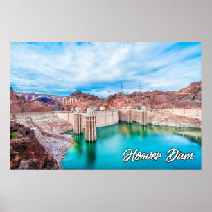 Historic Hoover Dam, Nevada, Förenta staterna Poster