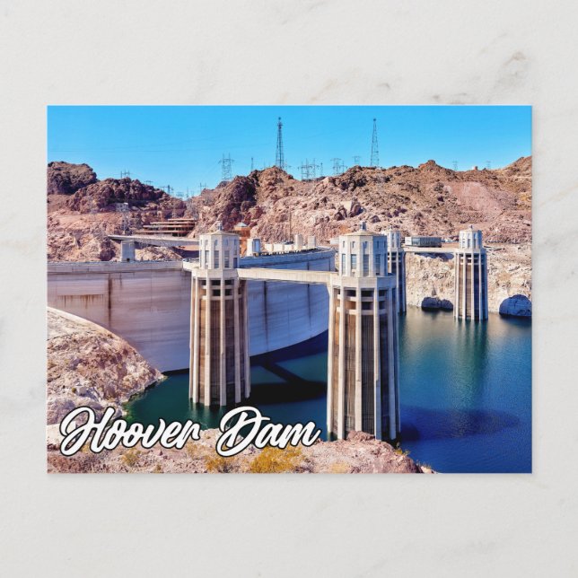 Historic Hoover Dam, Nevada, Förenta staterna Vykort (Framsida)