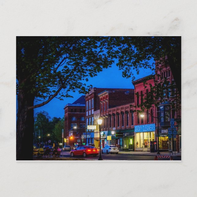 Historic Hudson Falls Vykort (Framsida)