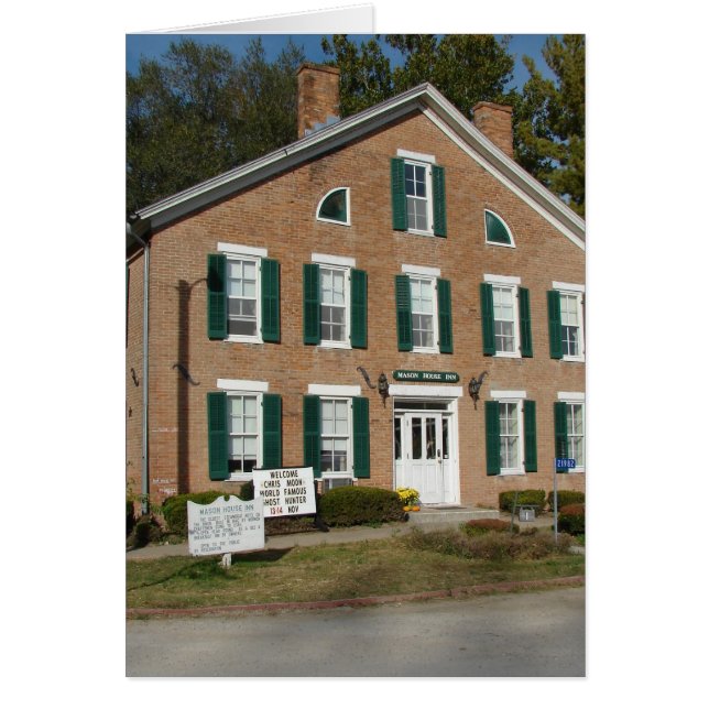 Historic Inn i Bentonsport, Iowa Hälsningskort (Framsidan)