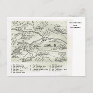 Historic Inns nära Maidstone Vykort